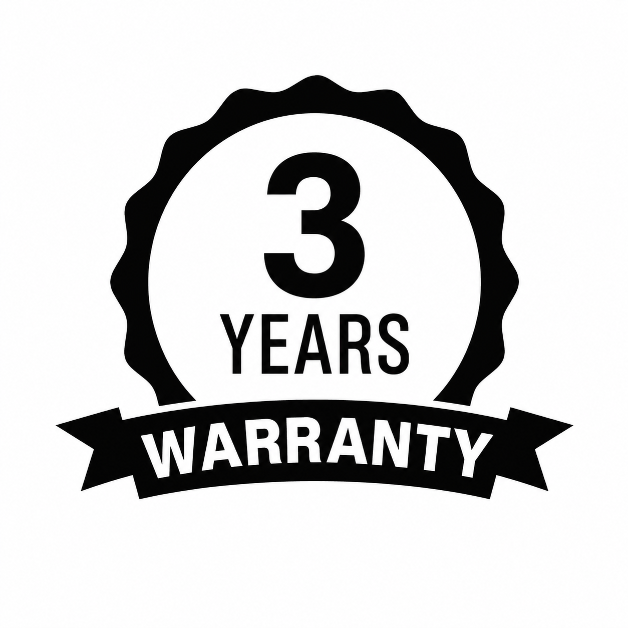 3 YEAR WARRANTY